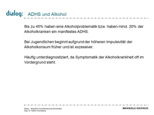 ADHS und Alkohol